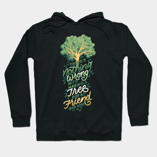 Tree for a Friend Hoodie by polliadesign